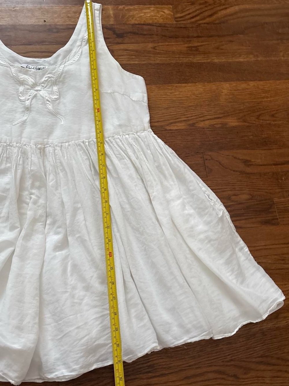 Rachel Antonoff Eliana Bow Appliqué Mini Dress white - Picture 6 of 8